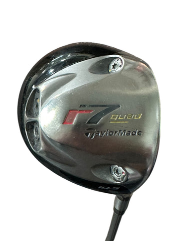 TaylorMade R7 Quad 10.5° Driver REAX M.A.S.2 S Flex Shaft Crossline Grip
