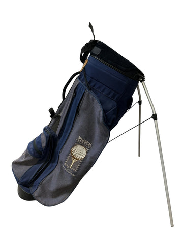 Ping Stand Bag 4-Way Divider 5 Pockets Harness Handle Blue/Grey