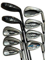 Callaway XR Iron Set 3-4H 5-AW Speedstep 80 R Flex Shafts Callaway