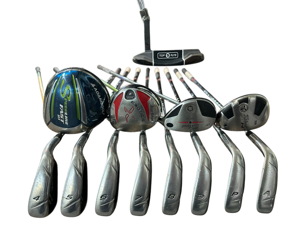 Adams Titleist TaylorMade MRH Golf Club Set +1/2" S Flex SET-091526T06