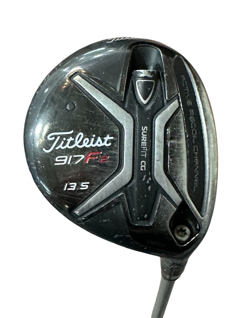 Titleist 917F2 13.5° 3 Wood Matrix DV8 Stiff Flex Shaft Golf Pride Tour Wrap Grip