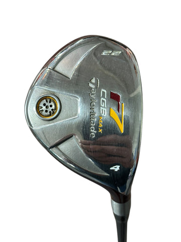 TaylorMade R7 CGB Max 22° 4 Hybrid REAX S Flex Shaft TaylorMade Grip