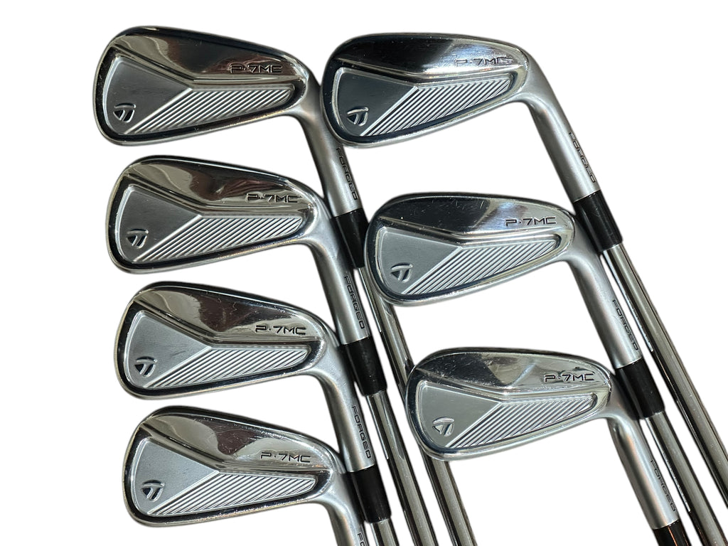 TaylorMade P•7MC Forged Iron Set 4-PW DG X Flex Shafts MCC +4 Grips