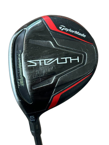 TaylorMade LH Stealth 18° 5 Wood Ventus FW6 S Flex Shaft Crossline Grip