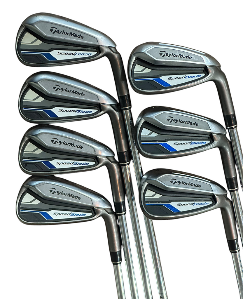 TaylorMade Speed Blade Iron Set 4-PW +1/2" Speed Blade 85g Stiff Flex Shafts