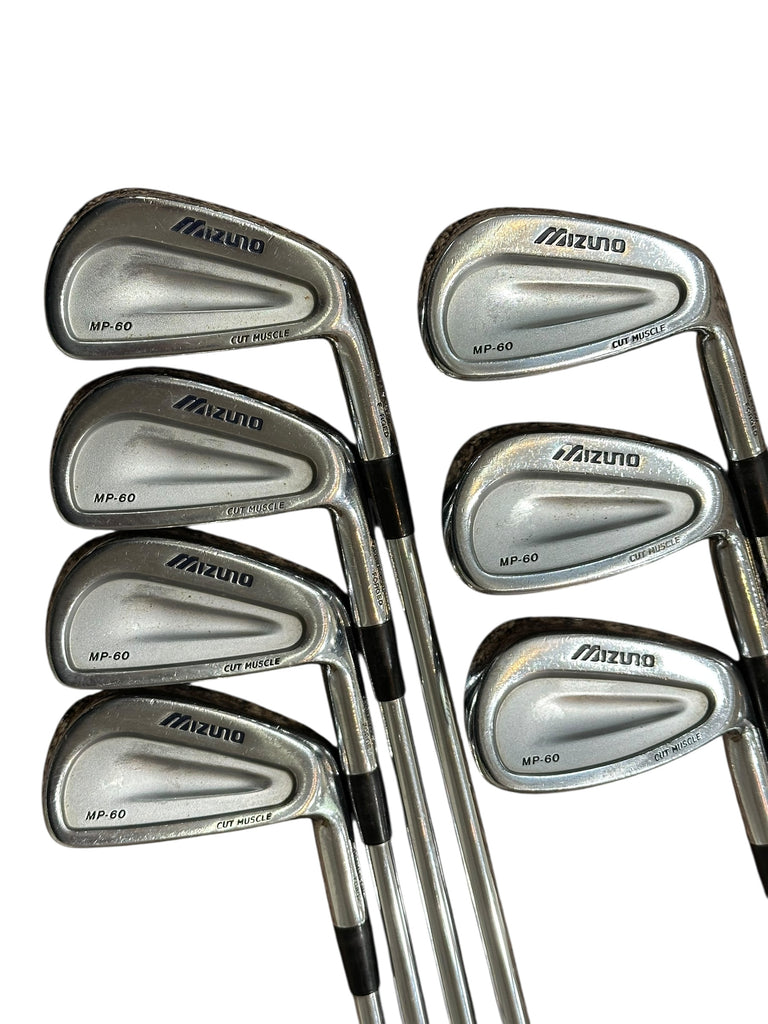 Mizuno MP 60 Cut Muscle Iron Set 4-PW DG S300 S Flex Shafts Tour Velvet Grip