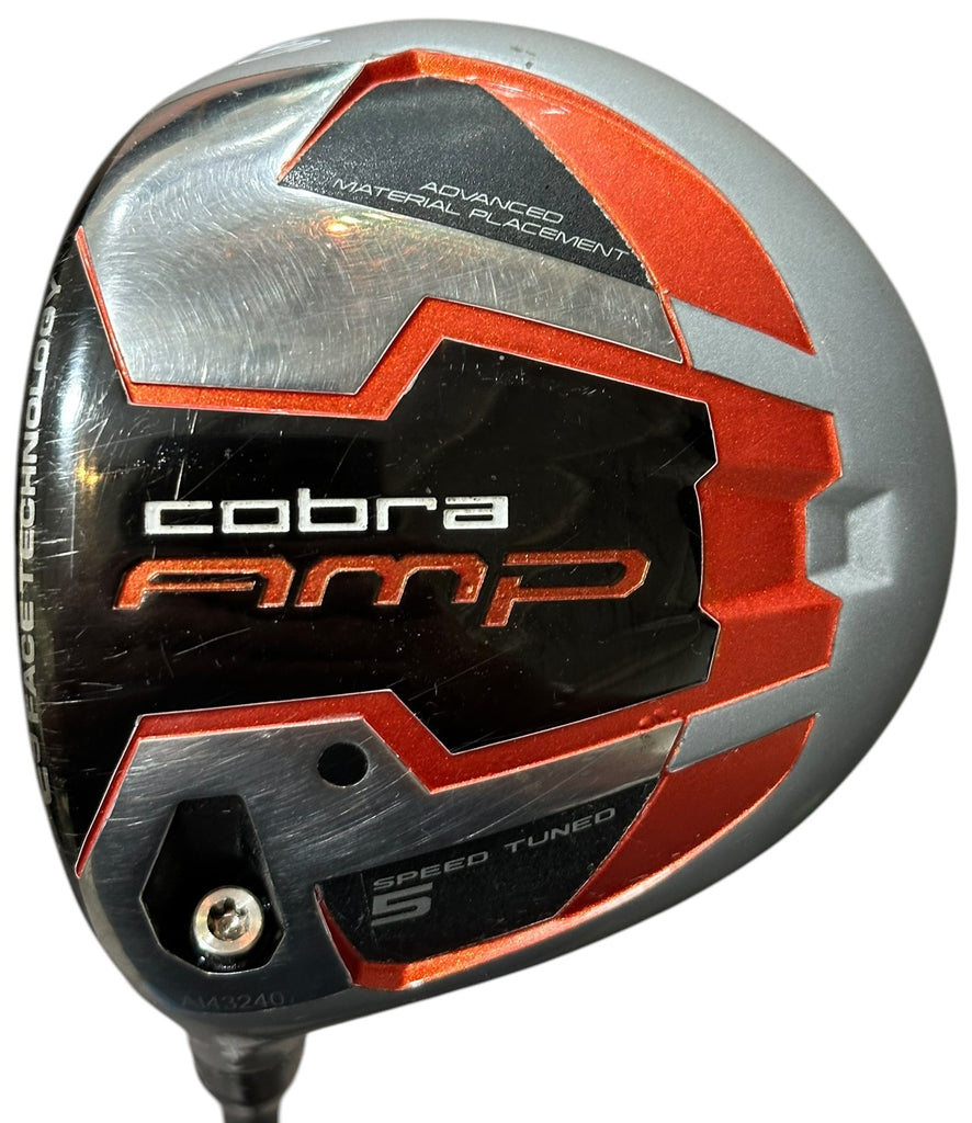Cobra LH Amp 18° 5 Wood RIP 50g Regular Flex Shaft Lamkin REL Grip
