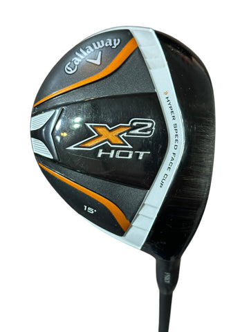 Callaway X2 Hot Pro 15° 3 Wood Aldila Tour 75g S Flex Shaft GP MCC Grip