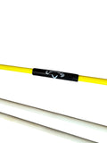 3 Pack of Alignment Sticks 1) Callaway 2 Piece Fold-able 2) White 1 Piece Alignment Rods