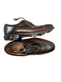 Mens Foot Joy Icon Leather Golf Shoe Size 10 Medium Width (Original Insole) (Pre-Owned)