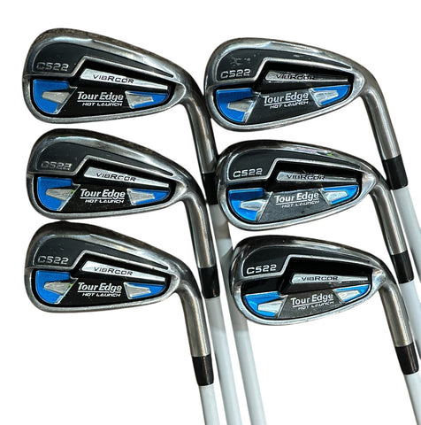 Tour Edge C522 Hot Launch Iron Set 5-PW +1/2" Fubuki HL 55g R Flex Shafts