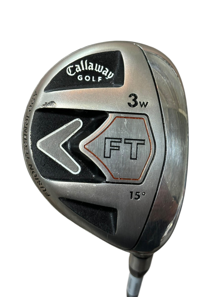 Callaway FT 15° 3 Wood Fujikura Fit On 60 Regular Flex Shaft Callaway Grip