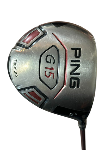 Ping G15 9° Driver TFC 149 D Stiff Flex Shaft Lamkin Crossline Grip