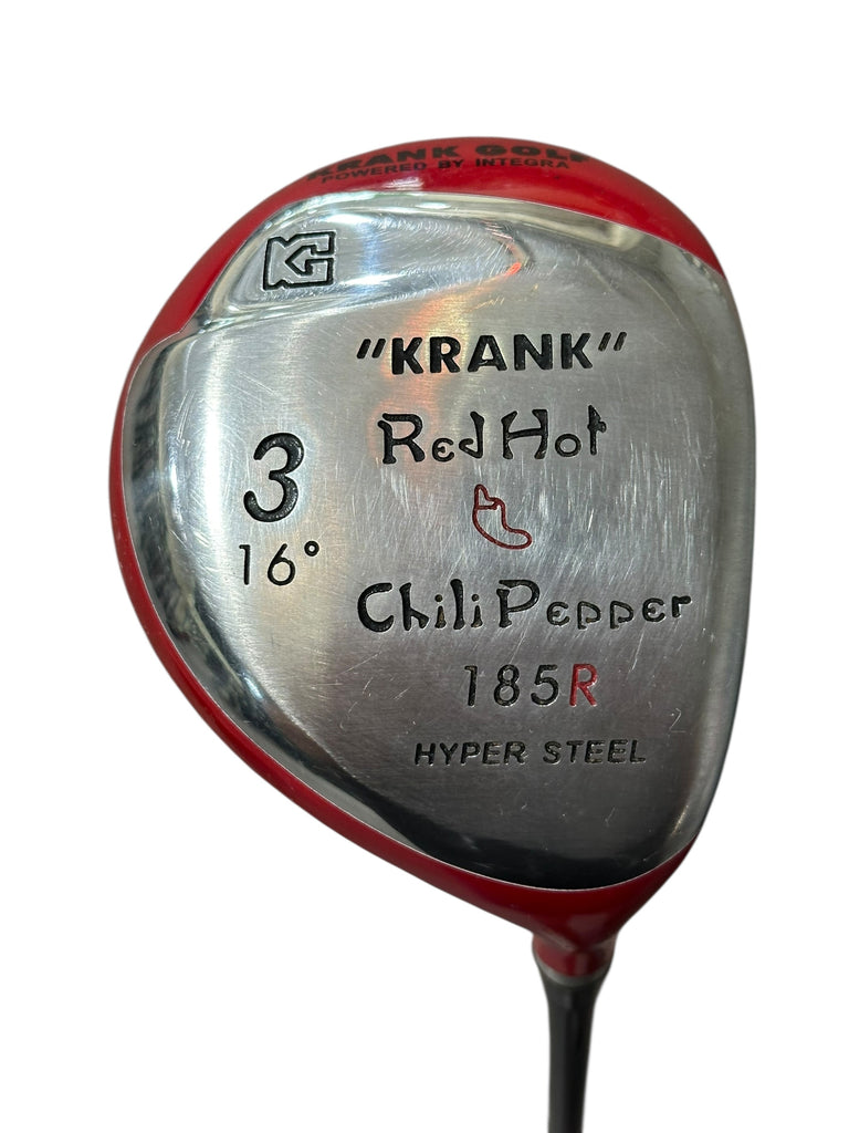 Krank Red Hot Chili Pepper 16° 3 Wood Horizon 68g Sr Flex Shaft Tour Wrap Grip