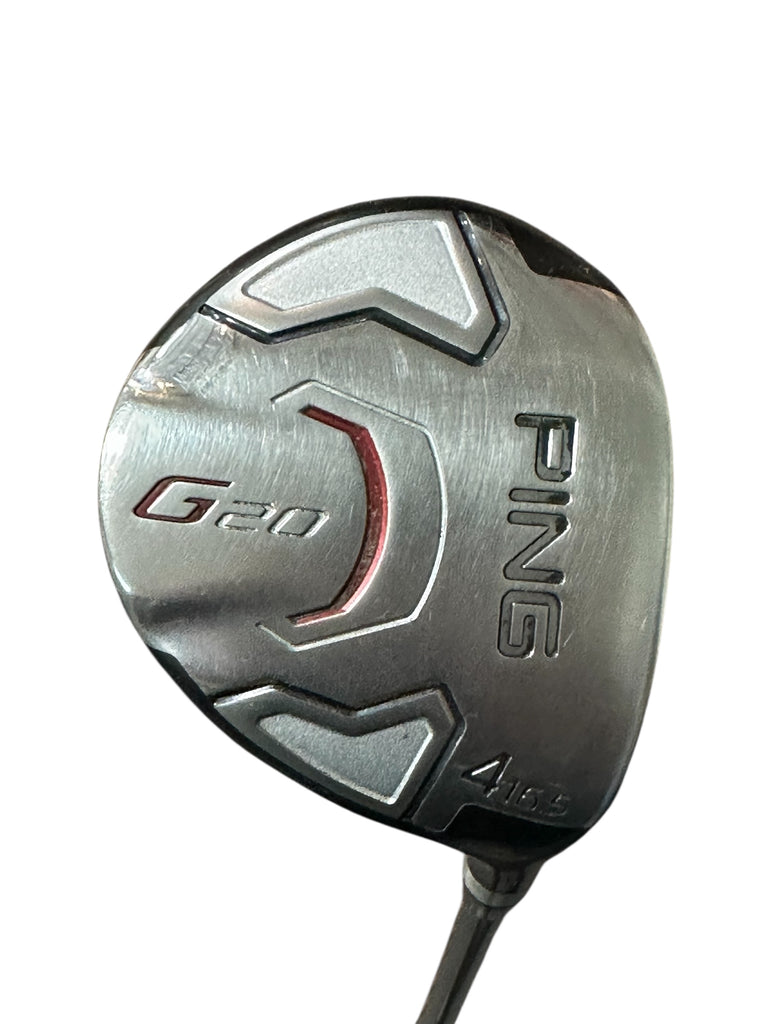 Ping G20 16.5° 4 Wood TFC 169F R Flex Shaft Golf Pride Tour Velvet Grip