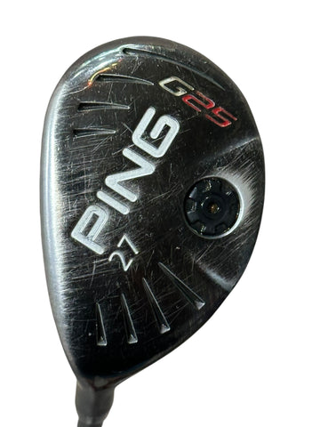 Ping LH G25 27° Hybrid TFC189 Regular Flex Shaft Golf Pride Tour Velvet Grip