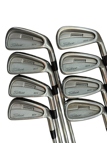 Titleist 804 OS Forged Irons 3-PW NS PRO 970 R Flex Shafts GP M580 Grips