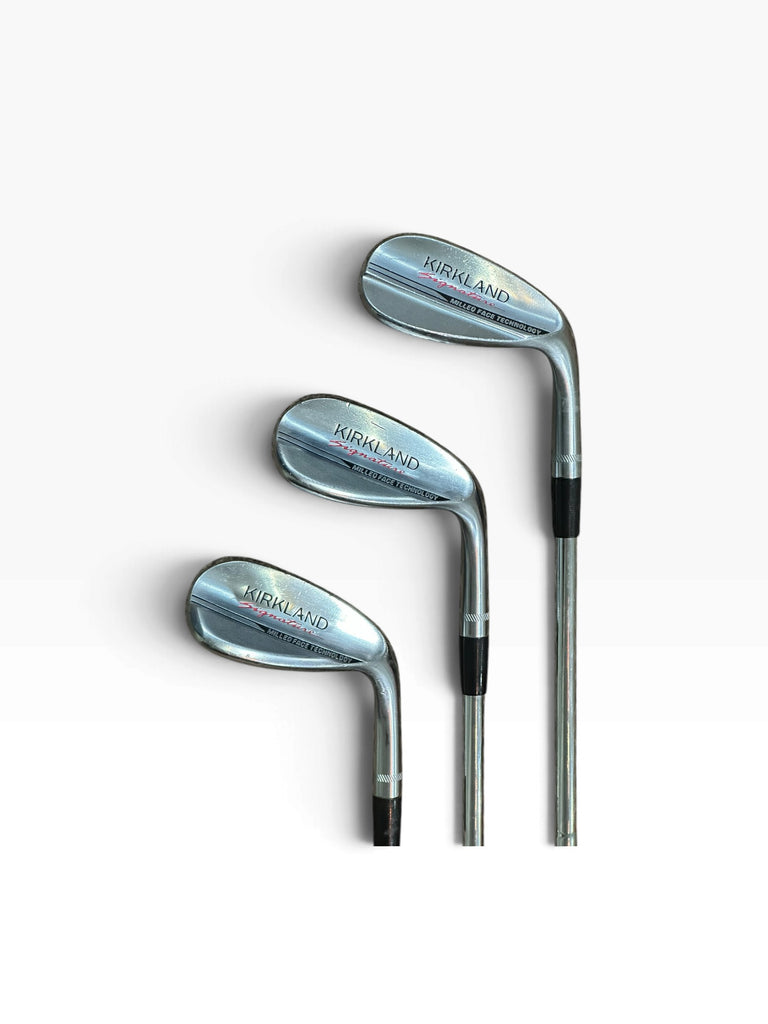 Kirkland Signature Wedge Set 52° 56° 60° True Temper Wedge Flex Shafts Kirkland Grips