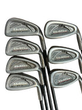 Tommy Armour 845S Silver Scot Irons Aldila Low Torque 4.0 Sr Flex Shafts