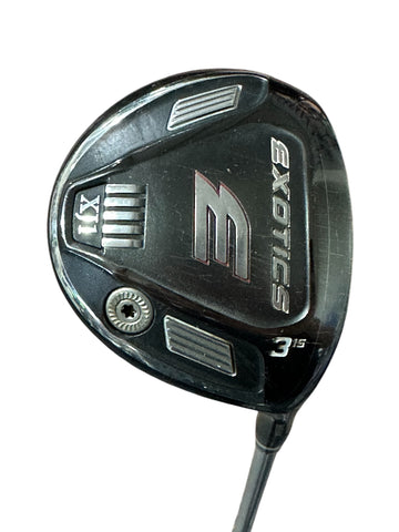 Tour Edge Exotics XJ1 15° 3 Wood Air Speeder R Flex Shaft Lamkin Sonar Grip