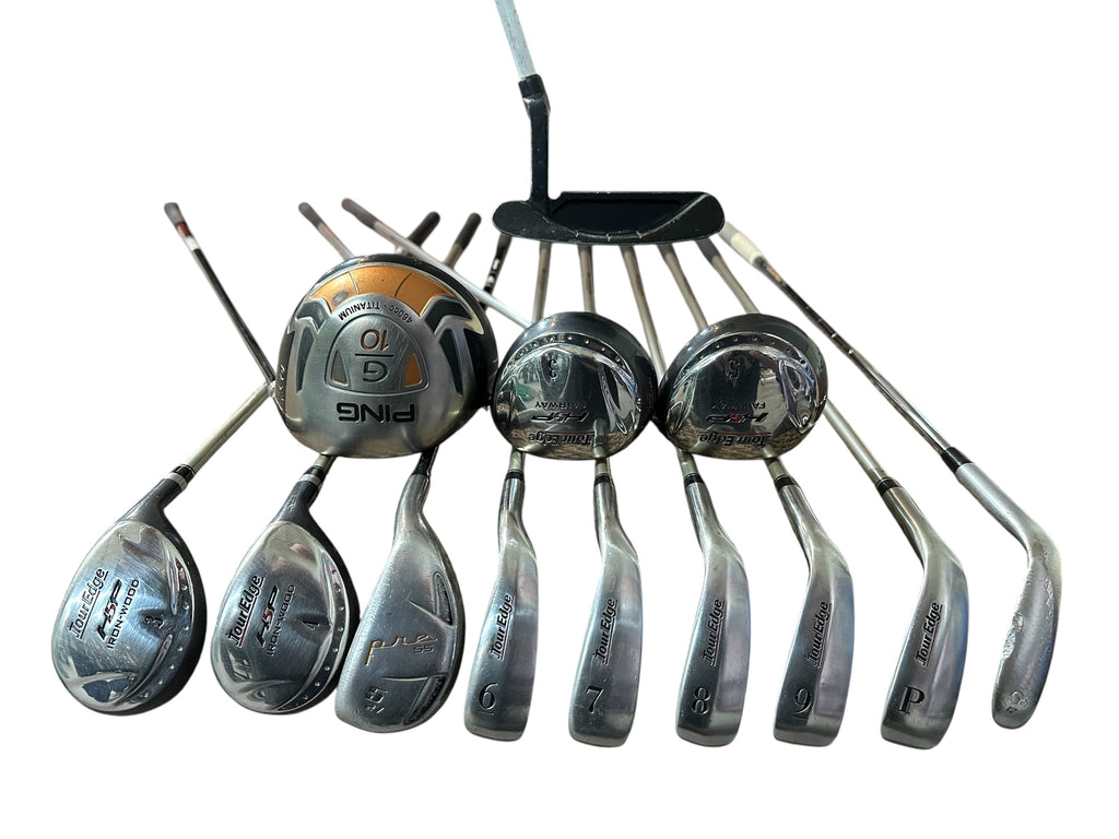 Ping Tour Edge Men's Right Hand Golf Club Set Sr Flex +1" SET-020426T04