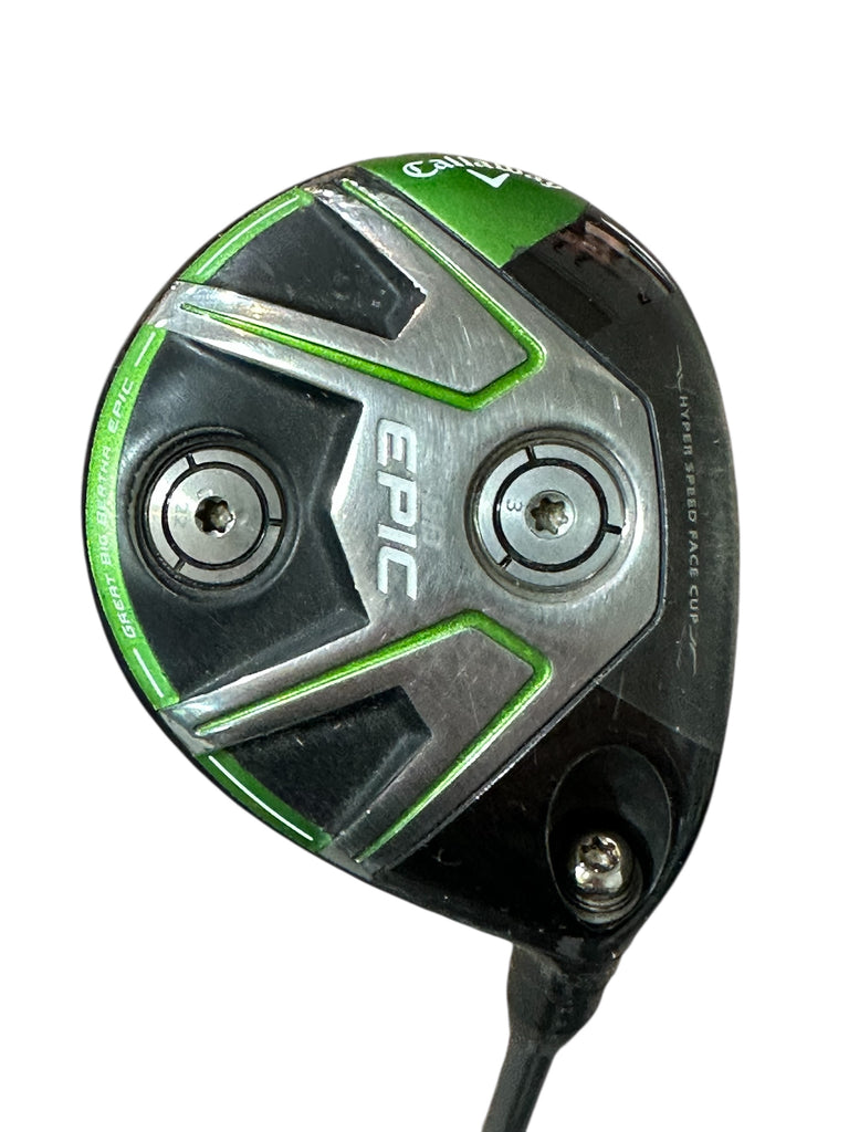 Callaway Epic 15° 3 Wood Hzrdus 6.0 65g S Flex Shaft Golf Pride MCC +4 Grip