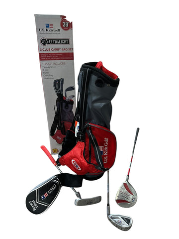 US Kids Golf 39" Carry Bag Set 3-5 Years Old 39"-42" Golf Club Set-060525T04