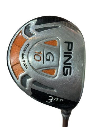 Ping G10 15.5° 3 Wood TFC129 F Senior Flex Shaft Ping Grip