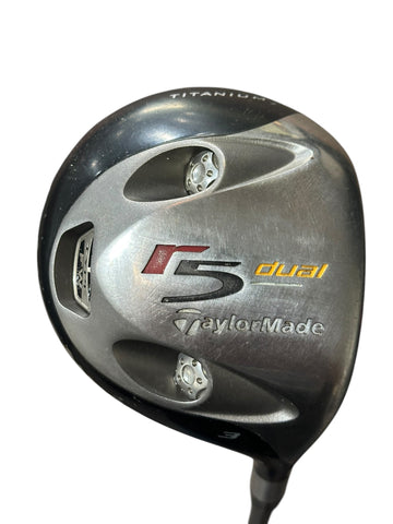 TaylorMade R5 Dual 15° 3 Wood M.A.S.2 55g Sr Flex Shaft TaylorMade Grip