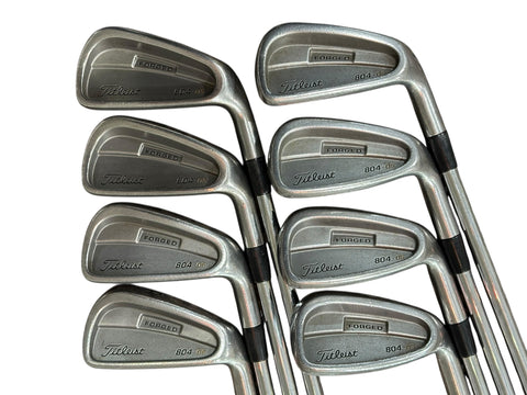 Titleist 804•OS Forged Irons 3-PW -1/2" NS PRO970 R Flex Shafts Tacki Mac Grips