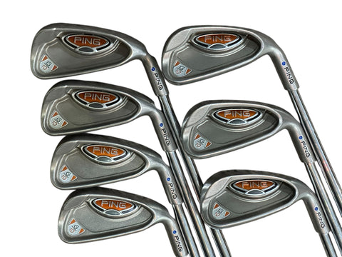 Ping G10 Blue Dot Iron Set 4-PW AWT Stiff Flex Shafts Ping Grips
