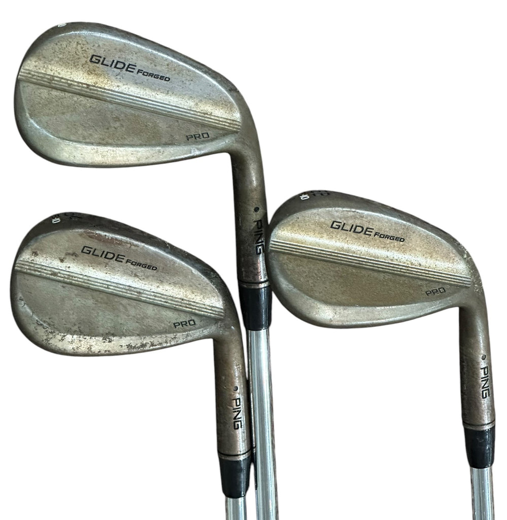 Ping Glide Pro Black Dot Wedge Set 50° 54° 58° NS PRO 950GH S Flex Shafts