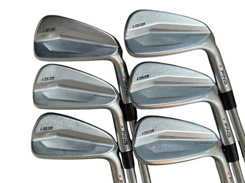 Ping i59 Orange Dot Iron Set 5-W +1/2" DG 120 X Flex Shafts GP Tour Velvet Grips