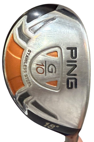Ping G10 18° 2 Hybrid TFC129 Stiff Flex Shaft Winn Dri•Tac Grip