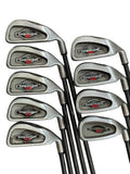 Callaway 1996 Big Bertha Irons 2-PW RCH96 S Flex Shafts Lamkin Crossline Grips