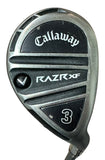 Callaway Razr XF 21° 3 Hybrid Callaway Sr Flex Shaft GP Tour Velvet BCT Grip