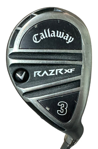 Callaway Razr XF 21° 3 Hybrid Callaway Sr Flex Shaft GP Tour Velvet BCT Grip