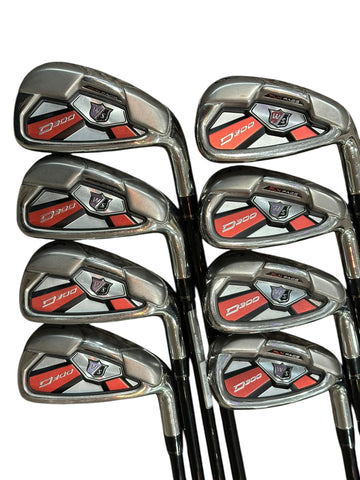 Wilson Staff D300 Irons 4-GW +1/2" Speed Rulz 59g R Flex Shafts Wilson Staff Grips