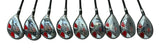 Majek LH K5S Hybrid Iron Set 3-SW Majek K5S Senior Flex Shafts Majek Grips