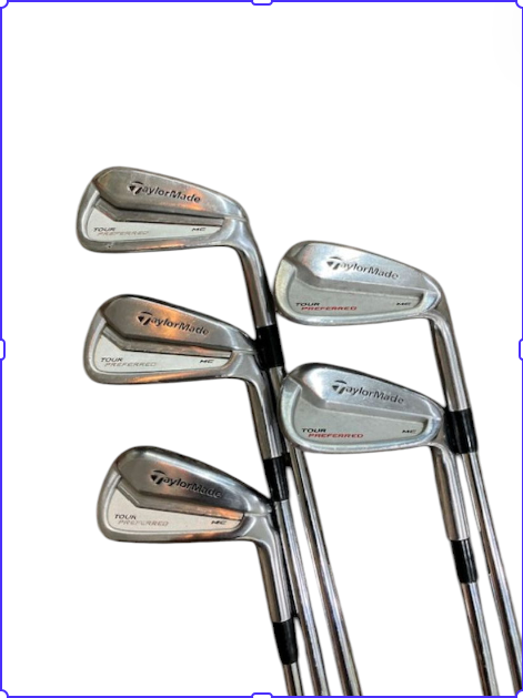 TaylorMade Tour Preferred MC Forged Irons 4,5,6,9,PW (no 7i or 8i) +1/2" Project X R Flex