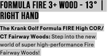 Krank Golf Formula Fire Fairway Wood