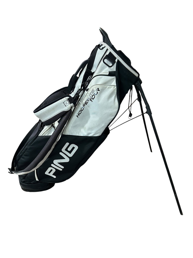 Ping Hoofer Lite Tour Stand Bag 4-Way Divider Harness Handle Rain Hood