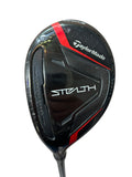 TaylorMade LH Stealth Rescue 25° 5 Hybrid Ventus 5 Sr Flex Shaft Crossline Grip
