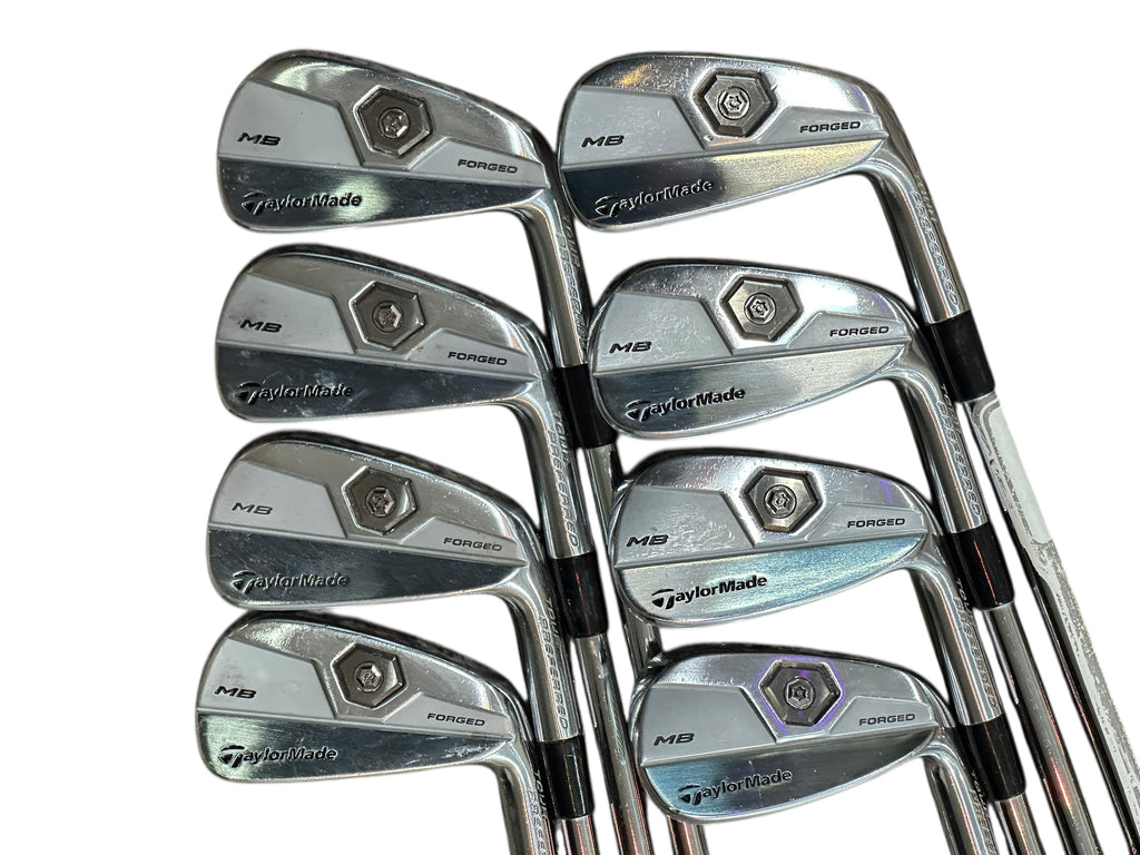 TaylorMade MB Forged Iron Set 3-PW +1" KBS Tour S Flex Shafts GP MCC Grips