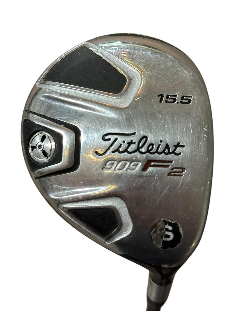 Titleist 909F2 15.5° 3 Wood Voodoo FW S Flex Shaft Lamkin Crossline Grip