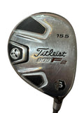 Titleist 909F2 15.5° 3 Wood Voodoo FW S Flex Shaft Lamkin Crossline Grip