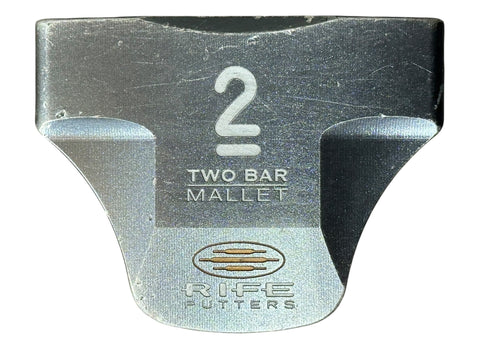 Rife 2 Two Bar Mallet 35" Putter Rife Shaft Golf Pride Softie Grip