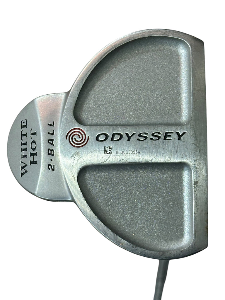 Odyssey White Hot 2 Ball Center Shaft 35" Putter White Hot Shaft Perma Line Grip