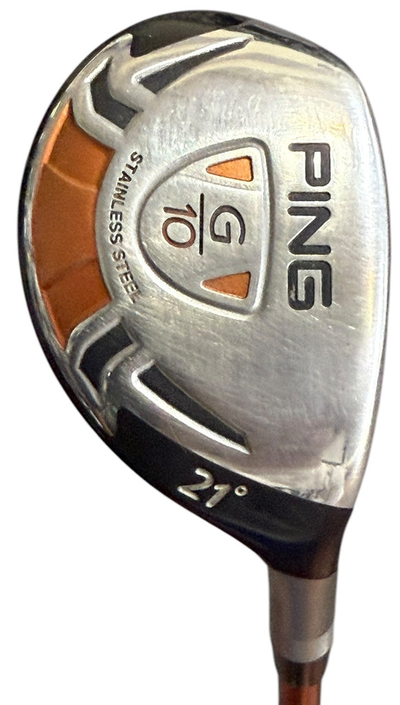 Ping G10 21° 3 Hybrid TFC 129H Stiff Flex Shaft WINN Dri•Tac Grip