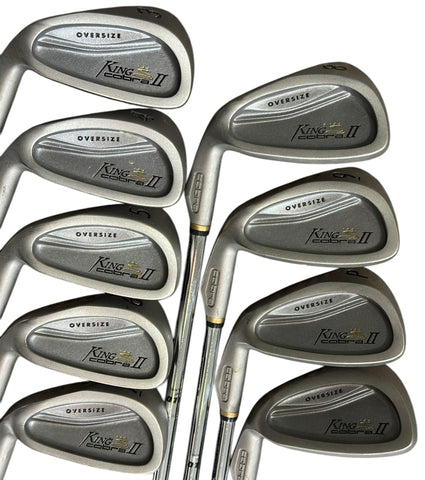 Cobra LH King Cobra II Oversize Irons 3-PW/SW Cobra S Flex Shafts Cobra Grips